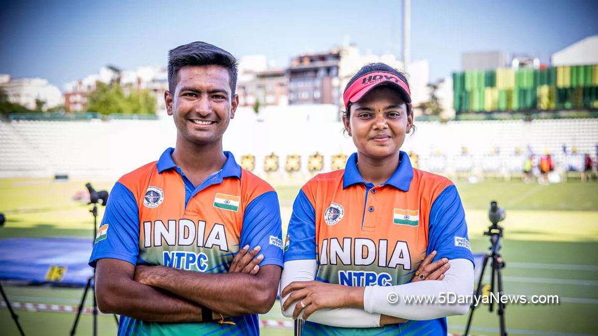 Sports News, Archery WC, Archery World Cup, Archery World Cup Word Record, World Record Archery, Rishabh Yadav, Jyothi Surekha Vennam
