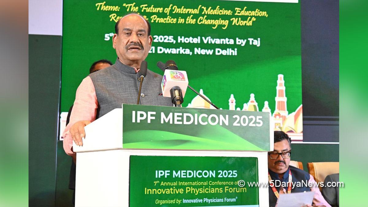 Om Birla, BJP, Bharatiya Janata Party, Lok Sabha Speaker, Innovative Physicians Forum, IPF, IPF MEDICON 2025