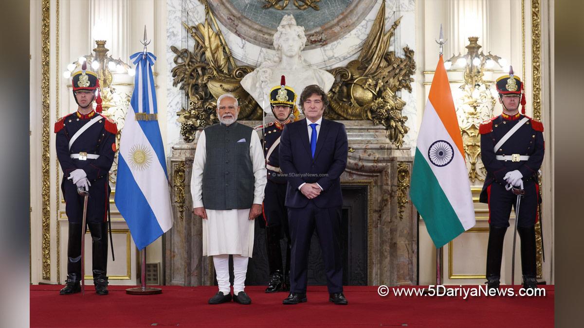 Narendra Modi, Modi, BJP, Bharatiya Janata Party, Prime Minister of India, Prime Minister, Narendra Damodardas Modi, President of Argentina, Javier Milei