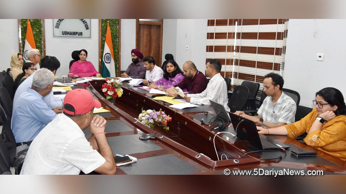 Saloni Rai, Udhampur, DDC Udhampur, District Development Commissioner Udhampur, Kashmir, Jammu And Kashmir, Jammu, District Administration Udhampur, Mission YUVA, Mission YUVA Scheme