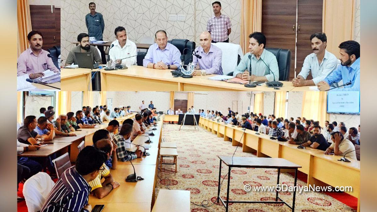 Pankaj Kumar Sharma, Kishtwar, DDC Kishtwar, District Development Commissioner Kishtwar, Kashmir, Jammu And Kashmir, Jammu, District Administration Kishtwar