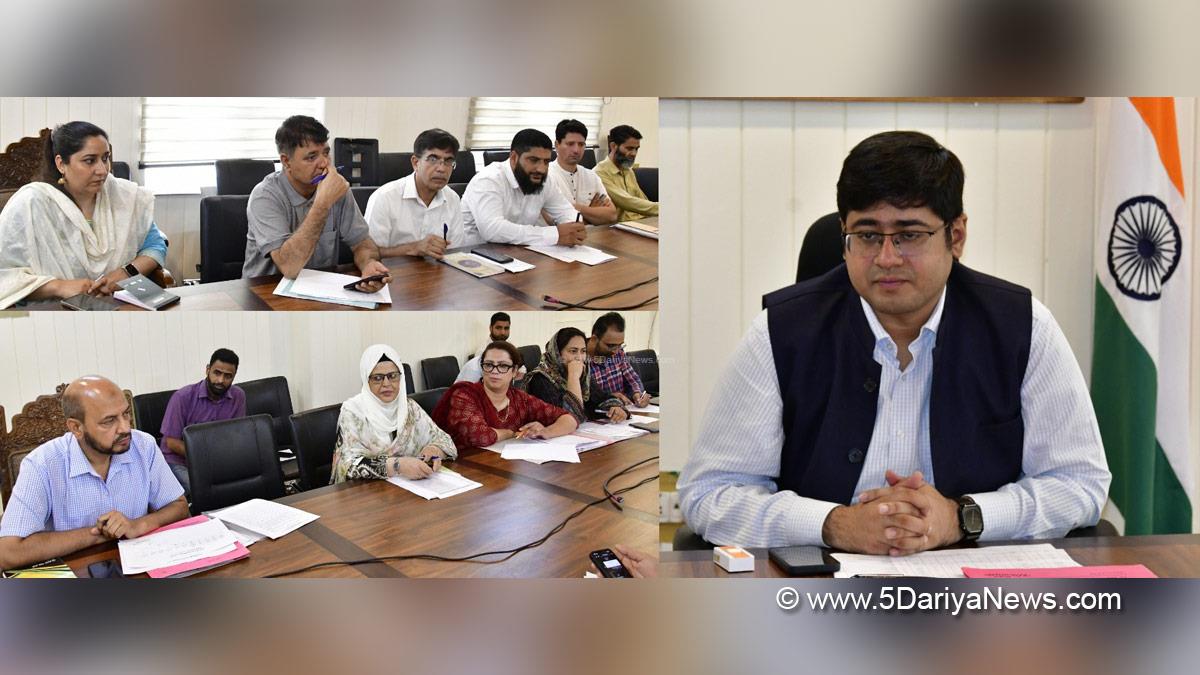 Jatin Kishore, Ganderbal, Deputy Commissioner Ganderbal, Kashmir, Jammu And Kashmir, Jammu, District Administration Ganderbal