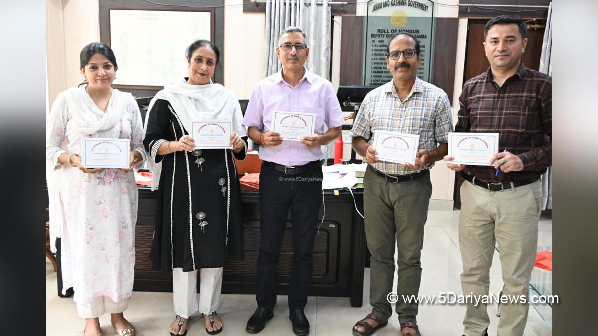 Rajesh Sharma, Rajesh Kumar Sharma, Samba, Deputy Commissioner Samba, Kashmir, Jammu And Kashmir, Jammu, District Administration Samba