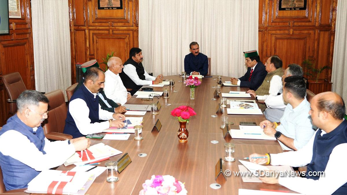 Sukhvinder Singh Sukhu, Thakur Sukhvinder Singh Sukhu, Himachal Pradesh, Himachal, Congress, Indian National Congress, Himachal Congress, Shimla, Chief Minister of Himachal Pradesh, Cabinet Decisions Himachal