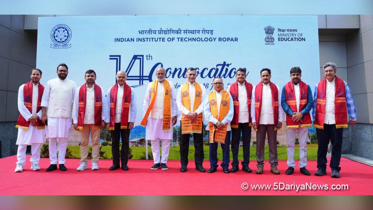 IIT Ropar, Shrikant Madhav Vaidya, Prof Rajeev Ahuja, Career Development and Placement Centre, CDPC, 14th Annual Convocation, Ropar