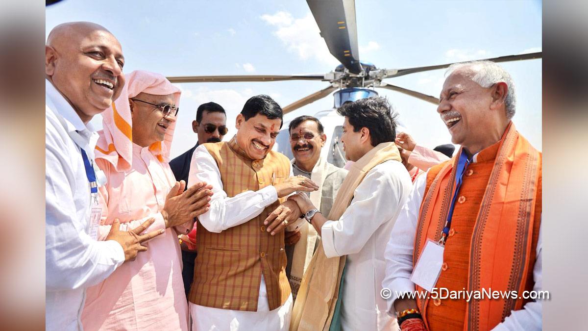 Dr Mohan Yadav, Bharatiya Janata Party, BJP, Chief Minister of Madhya Pradesh, Bhopal, Madhya Pradesh, Jyotiraditya Scindia