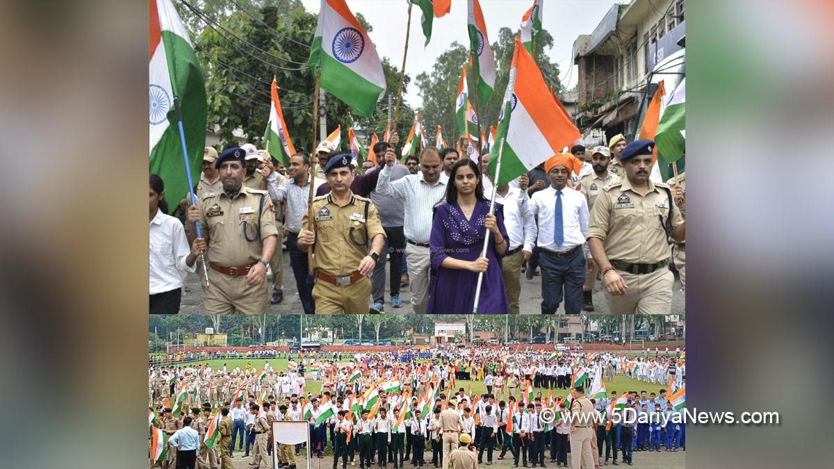 Nidhi Malik, Reasi, Deputy Commissioner Reasi, Kashmir, Jammu And Kashmir, Jammu, District Administration Reasi, Independence Day, Independence Day 2025, 79th Independence Day, Tiranga Rally