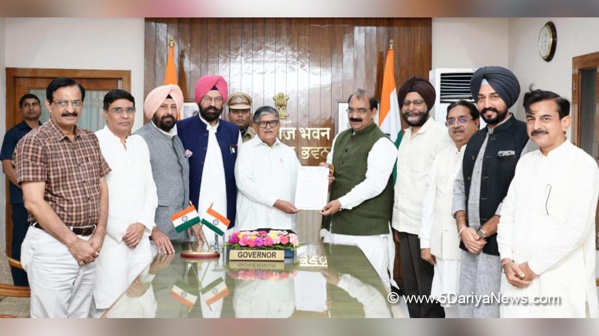 Gulab Chand Kataria, Governor of Punjab, Punjab Governor, Punjab Raj Bhavan, Ashwani Sharma, Bharatiya Janata Party, BJP, BJP Punjab