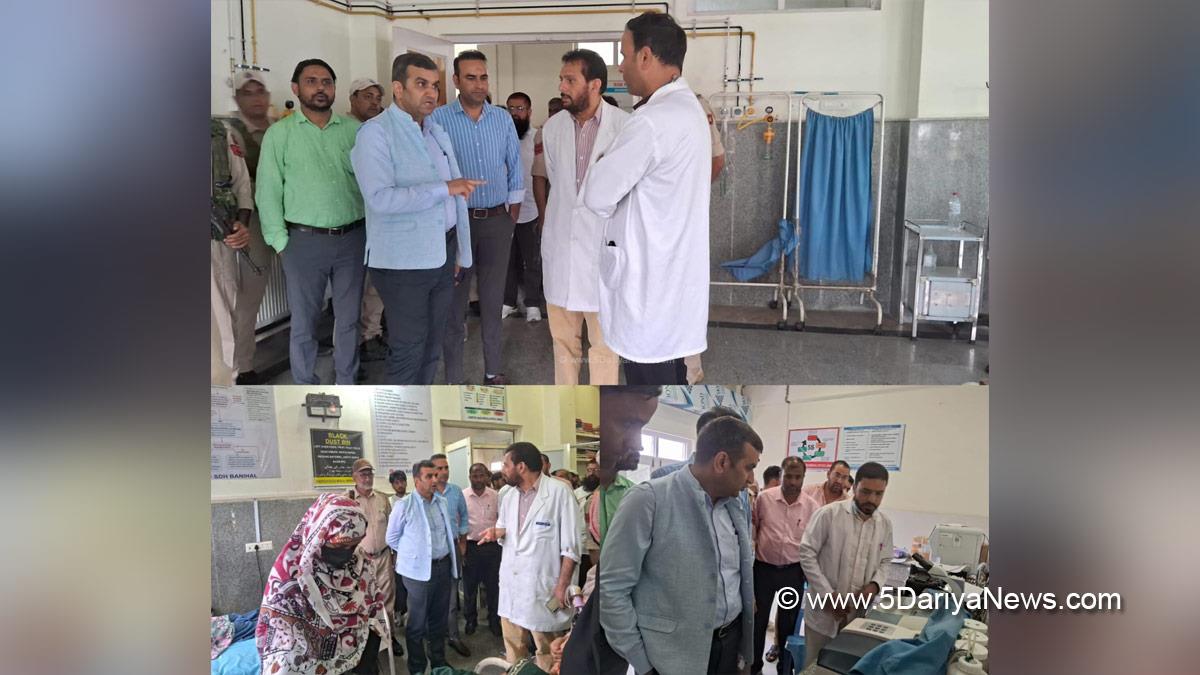 Mohammad Alyas Khan, Ramban, Deputy Commissioner Ramban, Kashmir, Jammu And Kashmir, Jammu, District Administration Ramban, Sub District Hospital, SDH, Sub District Hospital Banihal, SDH Banihal