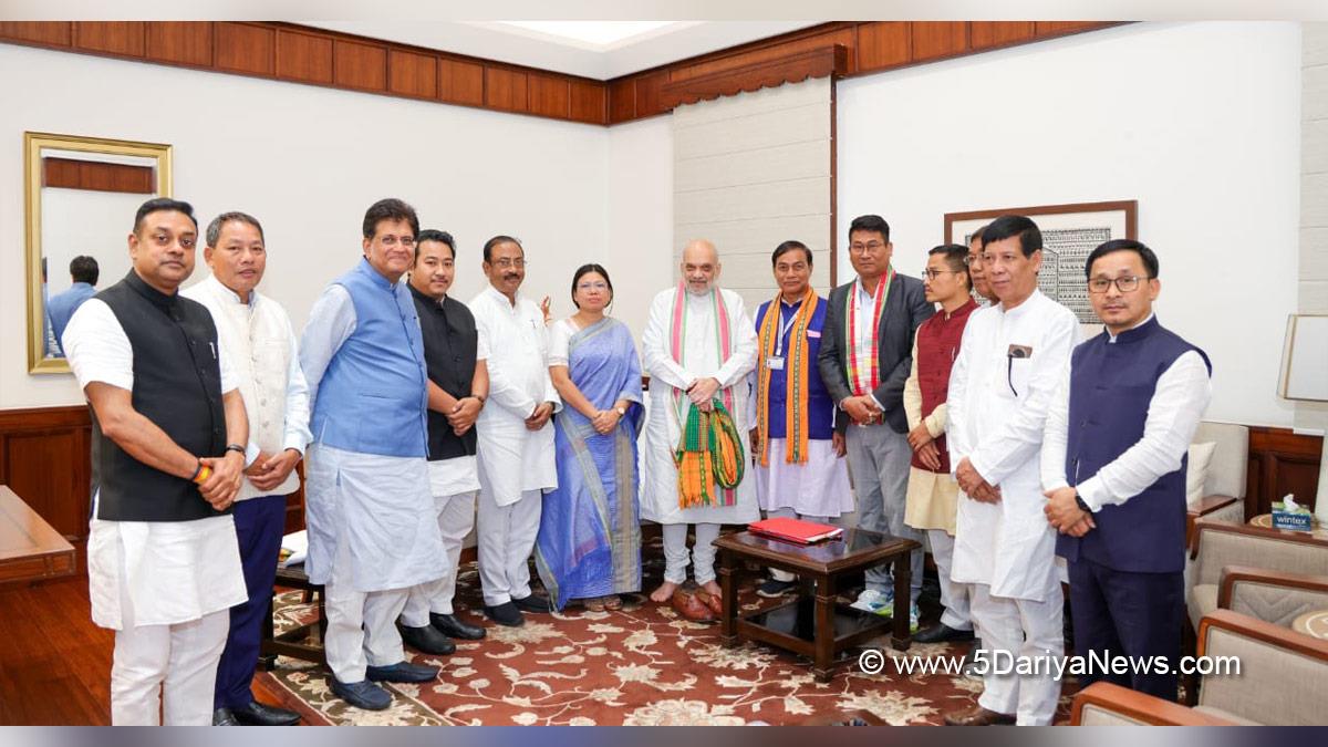 Amit Shah, Union Home Minister, BJP, Bharatiya Janata Party, Minister of Cooperation, Piyush Goyal, Sambit Patra