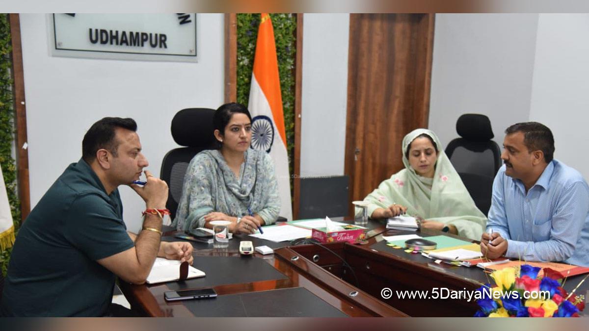 Saloni Rai, Udhampur, DDC Udhampur, District Development Commissioner Udhampur, Kashmir, Jammu And Kashmir, Jammu, District Administration Udhampur