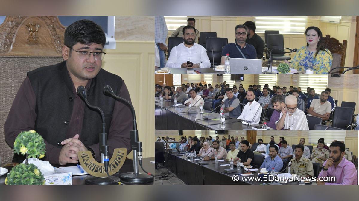 Jatin Kishore, Ganderbal, Deputy Commissioner Ganderbal, Kashmir, Jammu And Kashmir, Jammu, District Administration Ganderbal