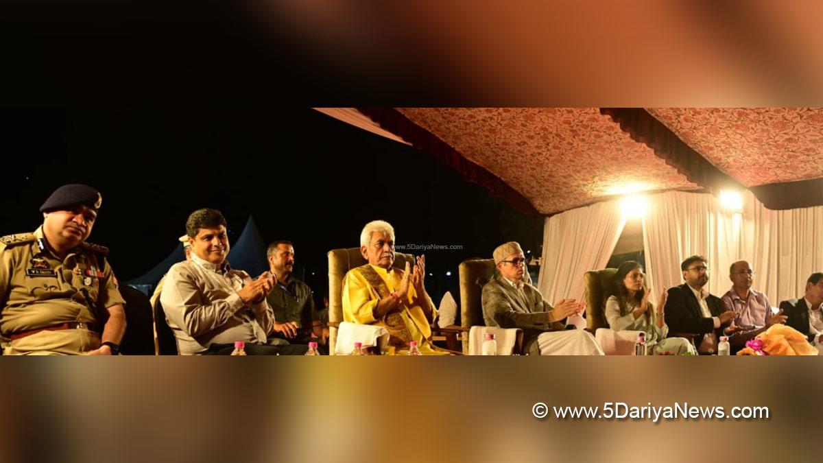 Manoj Sinha, Lieutenant Governor JK, Raj Bhavan, Jammu, Srinagar, Kashmir, Jammu And Kashmir, Raksha Nikhil Khadse, Raksha Khadse, Bharatiya Janata Party, BJP, Omar Abdullah, Satish Sharma