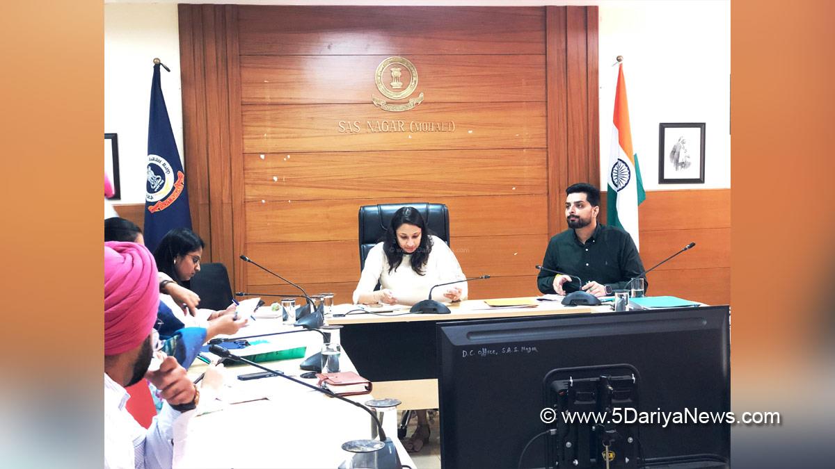 Komal Mittal, DC Mohali, Deputy Commissioner Mohali, Mohali, Sahibzada Ajit Singh Nagar