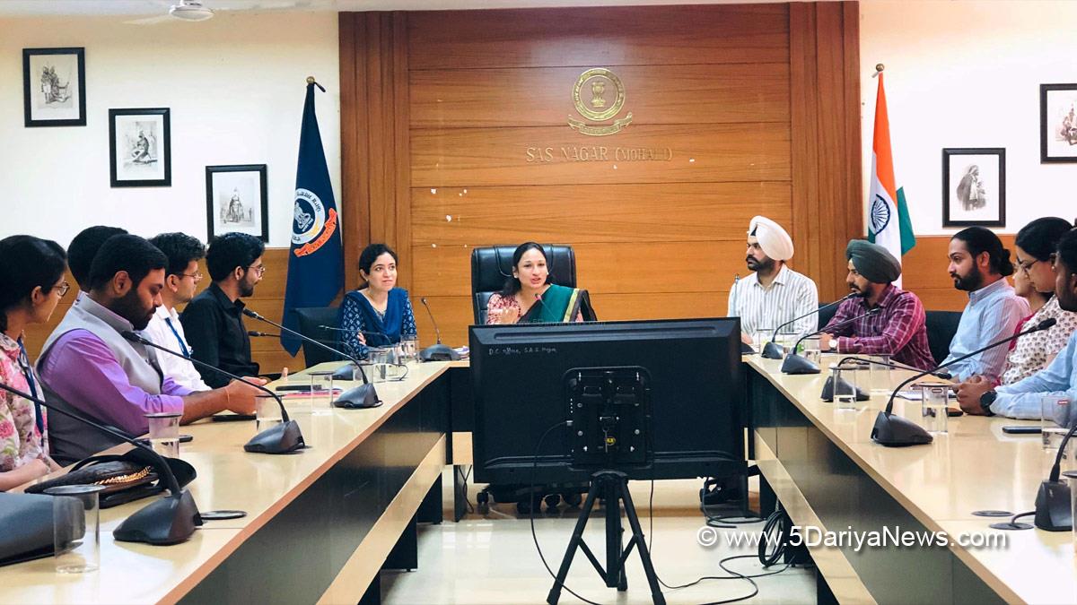 Komal Mittal, DC Mohali, Deputy Commissioner Mohali, Mohali, Sahibzada Ajit Singh Nagar