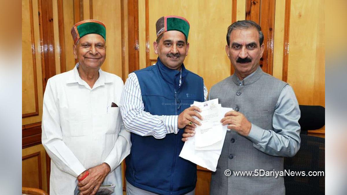Sukhvinder Singh Sukhu, Thakur Sukhvinder Singh Sukhu, Himachal Pradesh, Himachal, Congress, Indian National Congress, Himachal Congress, Shimla, Chief Minister of Himachal Pradesh, Kewal Singh Pathania