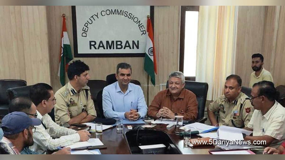 Mohammad Alyas Khan, Ramban, Deputy Commissioner Ramban, Kashmir, Jammu And Kashmir, Jammu, District Administration Ramban, Vishesh Paul Mahajan, District Road Safety Committee, DRSC