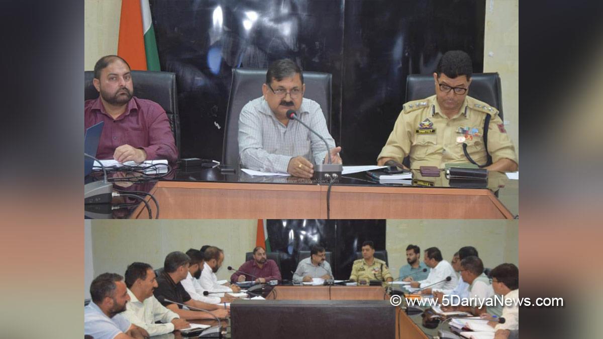 Ashok Kumar Sharma, Poonch, Deputy Commissioner Poonch, Kashmir, Jammu And Kashmir, Jammu, District Administration Poonch