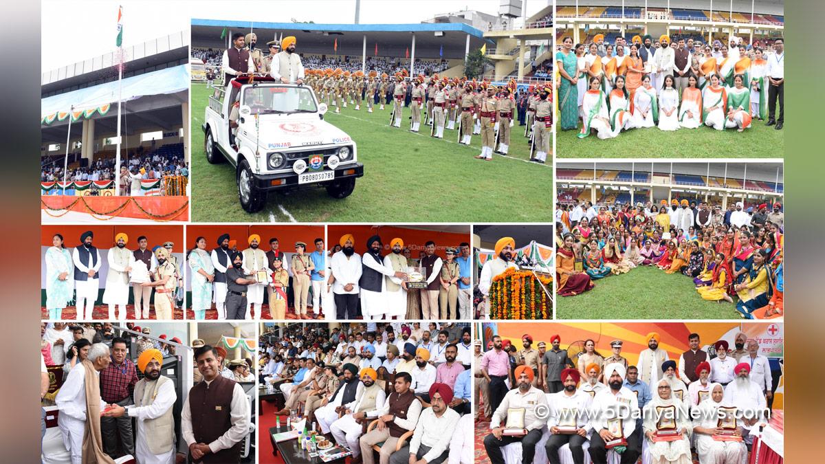 Tarunpreet Singh Sond, AAP, Aam Aadmi Party, Aam Aadmi Party Punjab, AAP Punjab, Government of Punjab, Punjab Government, Independence Day, Independence Day 2025, 79th Independence Day, Balkar Singh, Himanshu Aggarwal