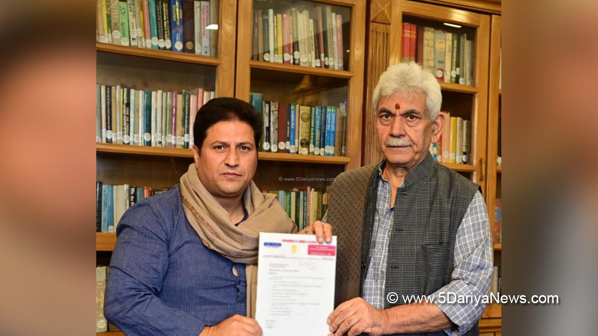 Manoj Sinha, Lieutenant Governor JK, Raj Bhavan, Jammu, Srinagar, Kashmir, Jammu And Kashmir, Irfan Manhas