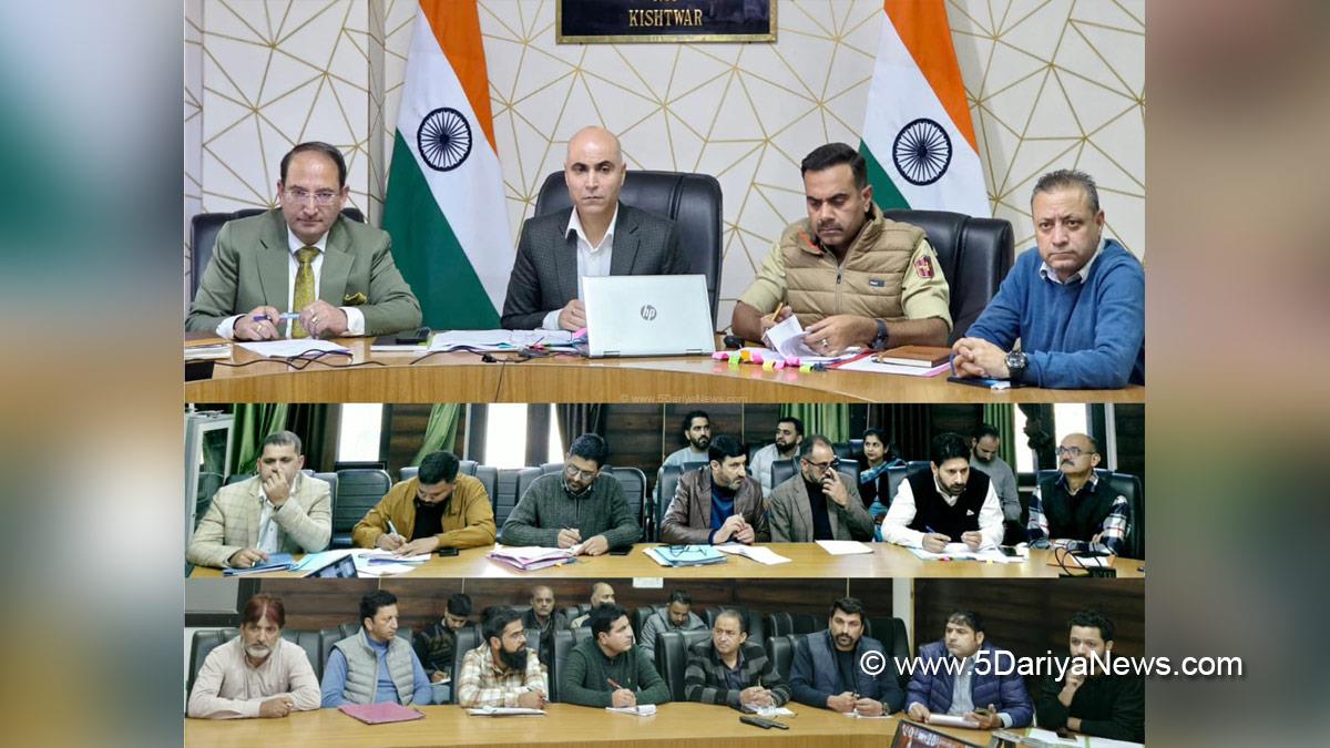 Pankaj Kumar Sharma, Kishtwar, DC Kishtwar, Deputy Commissioner Kishtwar, Kashmir, Jammu And Kashmir, Jammu, District Administration Kishtwar