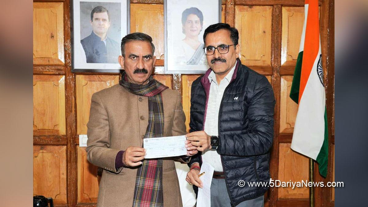 Sukhvinder Singh Sukhu, Thakur Sukhvinder Singh Sukhu, Himachal Pradesh, Himachal, Congress, Indian National Congress, Himachal Congress, Shimla, Chief Minister of Himachal Pradesh