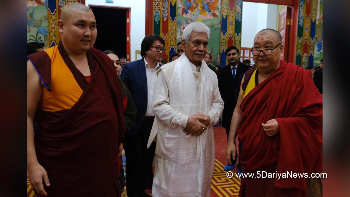 Manoj Sinha, Lieutenant Governor JK, Raj Bhavan, Jammu, Srinagar, Kashmir, Jammu And Kashmir, Geden Sheddup Choikorling Monastery