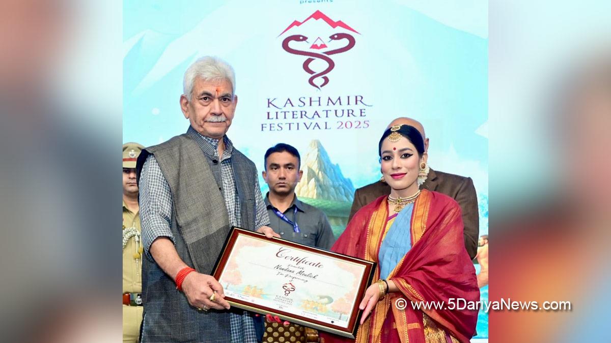 Manoj Sinha, Lieutenant Governor JK, Raj Bhavan, Jammu, Srinagar, Kashmir, Jammu And Kashmir, Kashmir Literature Festival