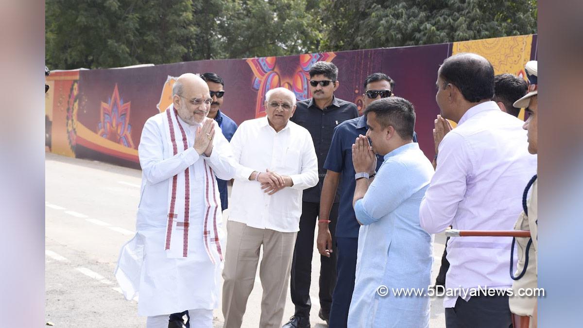Amit Shah, Union Home Minister, BJP, Bharatiya Janata Party, Minister of Cooperation, Bhupendra Patel, Gandhinagar