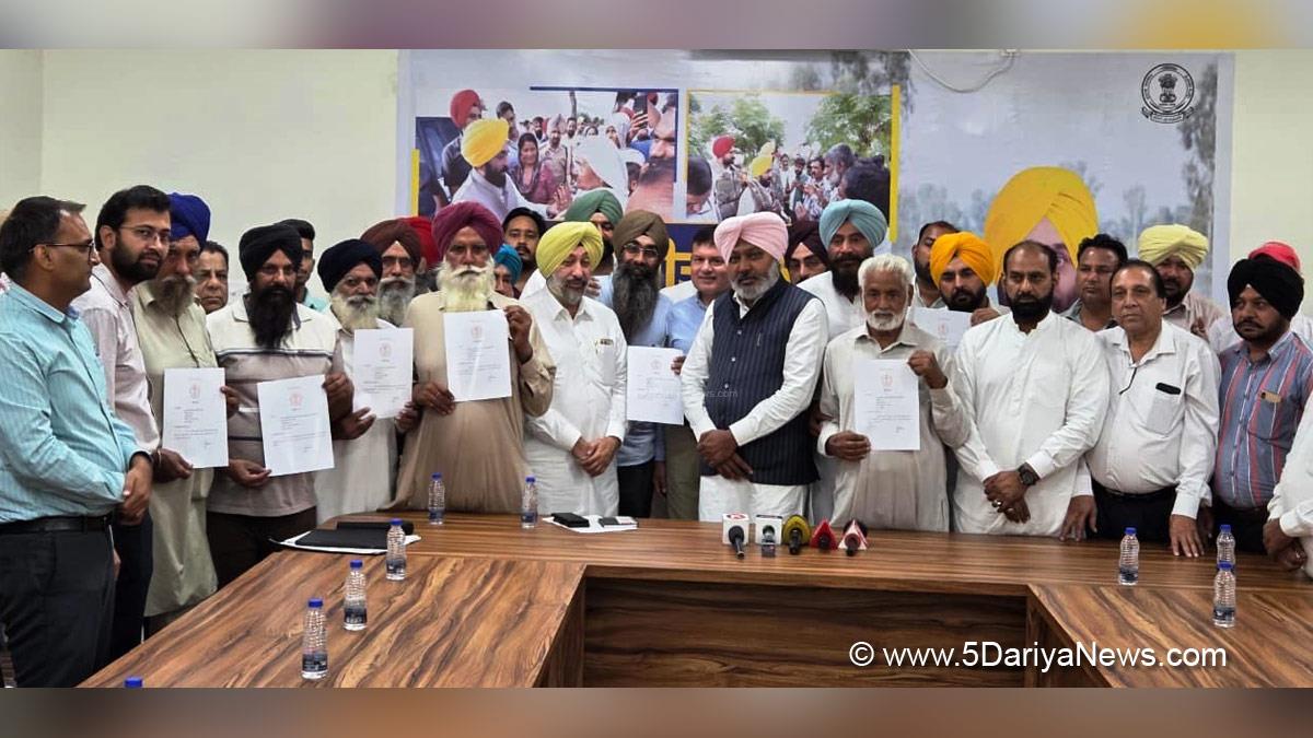 Harpal Singh Cheema, Advocate Harpal Singh Cheema, AAP, Aam Aadmi Party, Aam Aadmi Party Punjab, AAP Punjab, Government of Punjab, Punjab Government, Rahul Chaba, DC Sangrur, Deputy Commissioner Sangrur, Sangrur