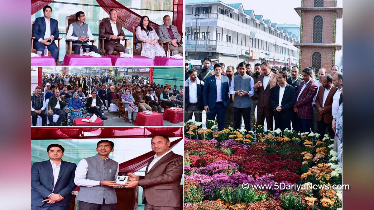 Anshul Garg, Divisional Commissioner Kashmir, Srinagar, Jammu, Kashmir, Jammu And Kashmir, District Administration Srinagar, Faz Lul Haseeb, 3rd Chrysanthemum Show