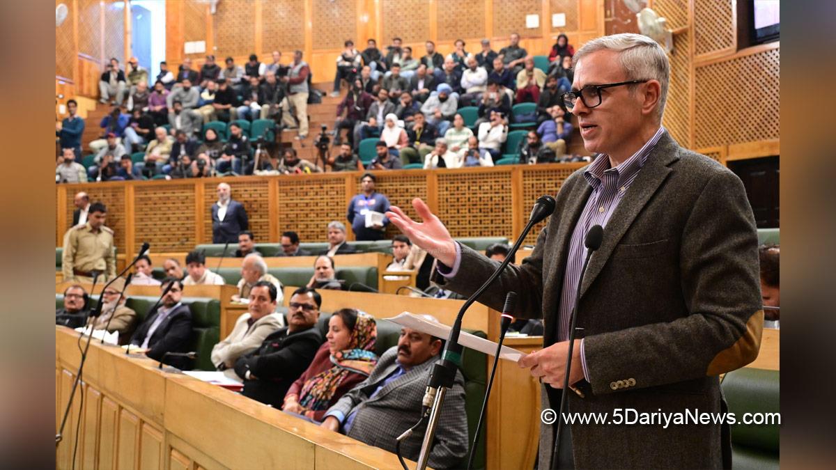 Omar Abdullah, Chief Minister of JK, Jammu and Kashmir National Conference, National Conference, Srinagar, Kashmir, Jammu And Kashmir, Jammu, Jammu and Kashmir Vidhan Sabha, JK Vidhan Sabha