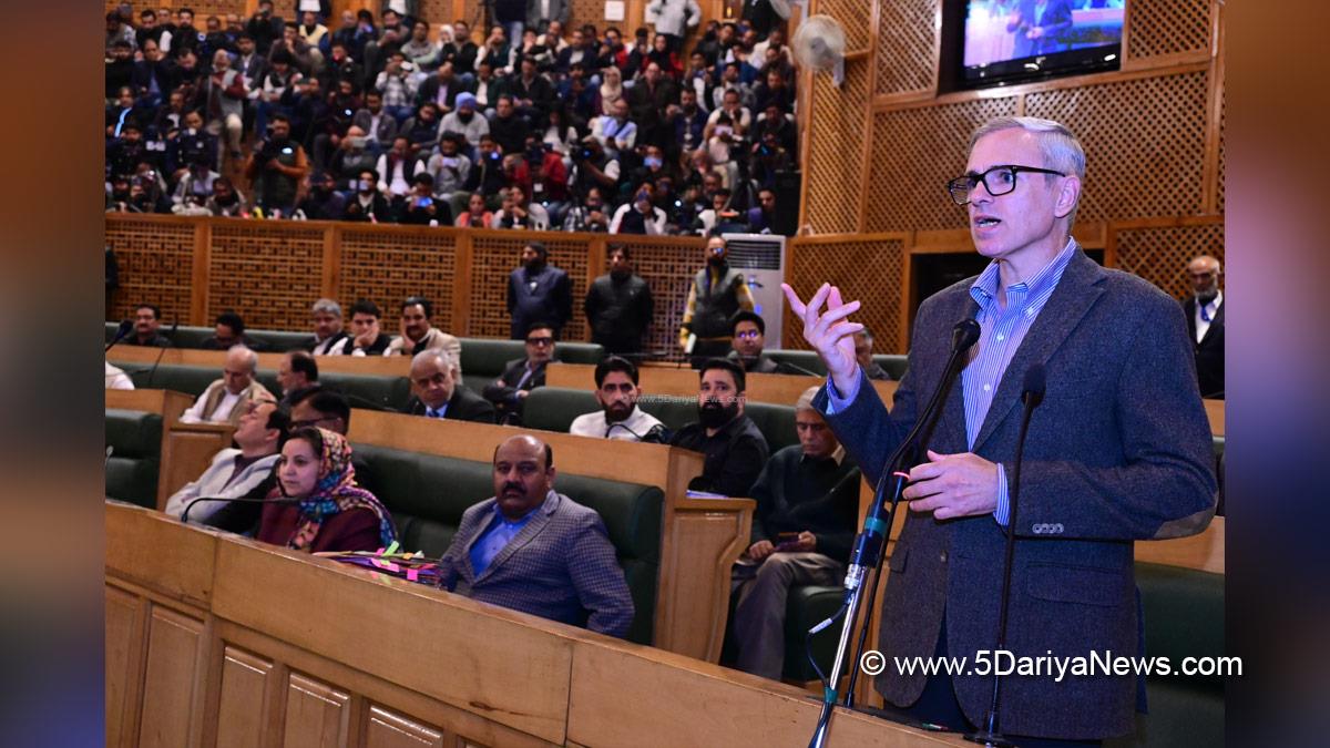 Omar Abdullah, Chief Minister of JK, Jammu and Kashmir National Conference, National Conference, Srinagar, Kashmir, Jammu And Kashmir, Jammu, Jammu and Kashmir Vidhan Sabha, JK Vidhan Sabha