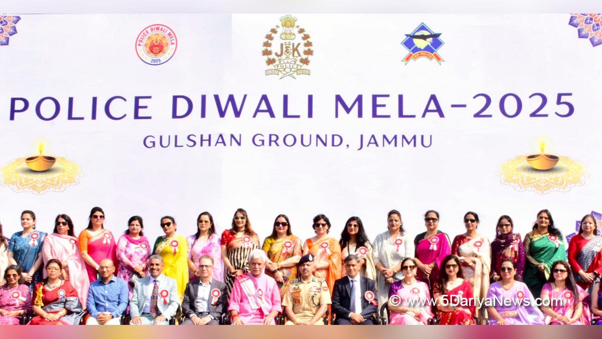 Manoj Sinha, Lieutenant Governor JK, Raj Bhavan, Jammu, Srinagar, Kashmir, Jammu And Kashmir, JK Police Diwali Mela 2025
