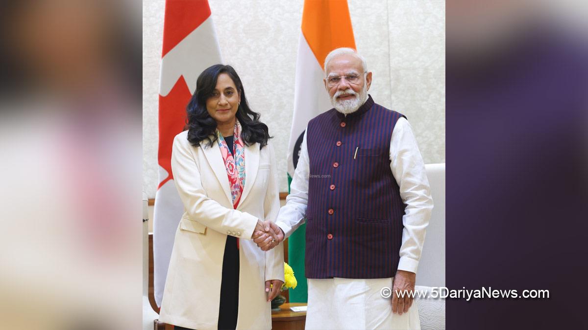 Narendra Modi, Modi, BJP, Bharatiya Janata Party, Prime Minister of India, Prime Minister, Narendra Damodardas Modi, Anita Anand, Minister of Foreign Affairs of Canada