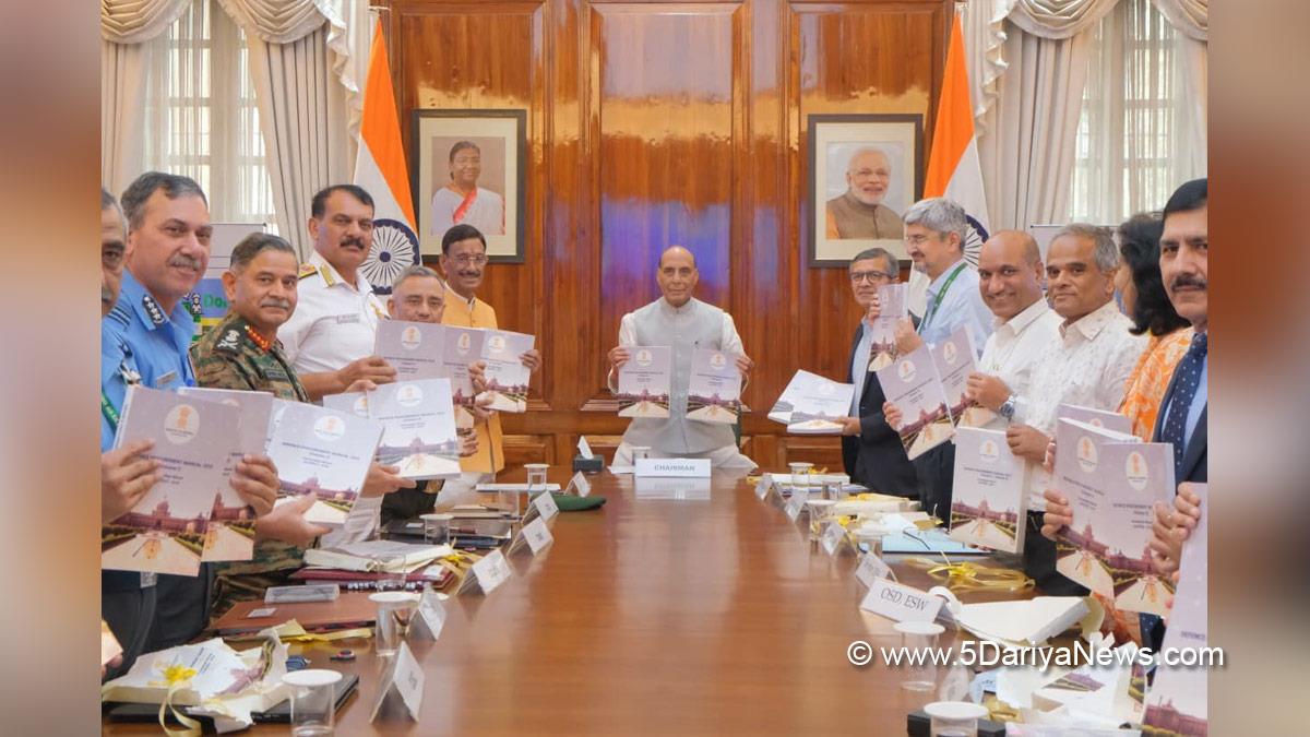 Rajnath Singh, Union Defence Minister, Defence Minister of India, BJP, Bharatiya Janata Party, Samjay Seth, Military, Defence Procurement Manual 2025, DPM 2025