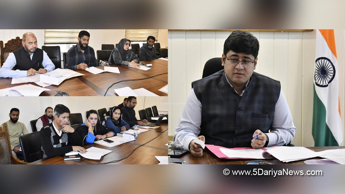 Jatin Kishore, Ganderbal, Deputy Commissioner Ganderbal, Kashmir, Jammu And Kashmir, Jammu, District Administration Ganderbal, District Level Implementation Committee, DLIC, Mission YUVA, Yuva Udyamita Vikas Abhiyan