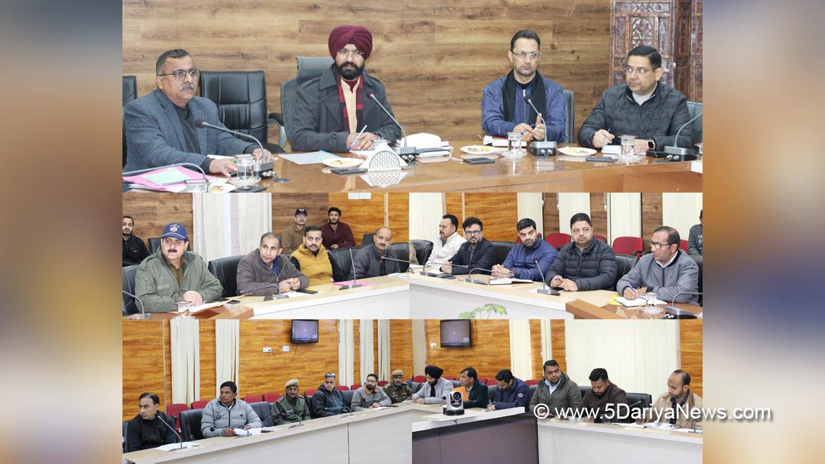 Harvinder Singh, Doda, Deputy Commissioner Doda, Kashmir, Jammu And Kashmir, Jammu, District Administration Doda, District Road Safety Committee, DRSC