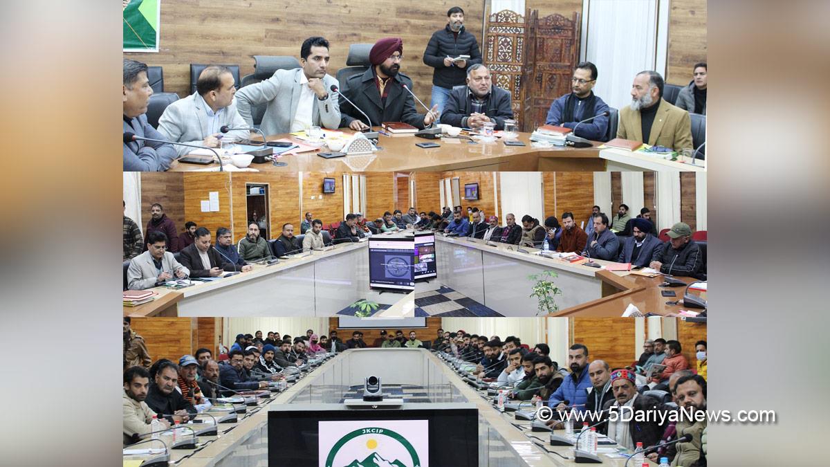 Harvinder Singh, Doda, Deputy Commissioner Doda, Kashmir, Jammu And Kashmir, Jammu, District Administration Doda, Sandeep Kumar, Mission Director HADP, Holistic Agriculture Development Programme, HADP, Jammu and Kashmir Climate Innovation Programme, JKCIP