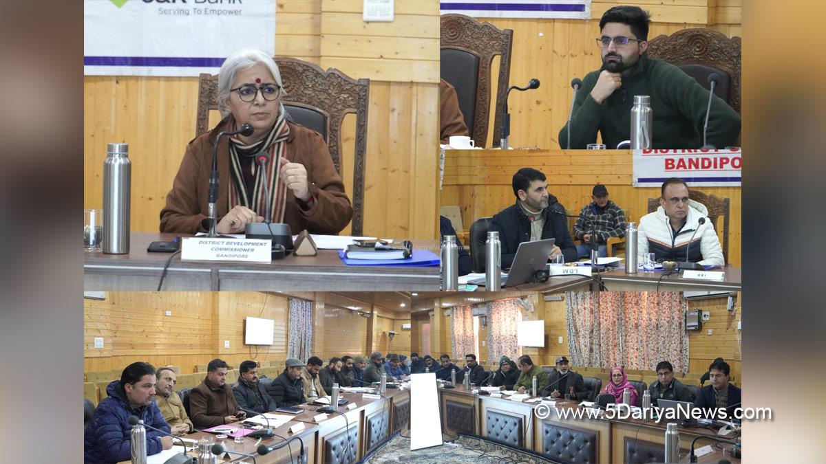 Indu Kanwal Chib, Bandipora, Deputy Commissioner Bandipora, Kashmir, Jammu And Kashmir, Jammu, District Administration Bandipora, District Consultative Committee, DCC, District Level Review Committee, DLRC