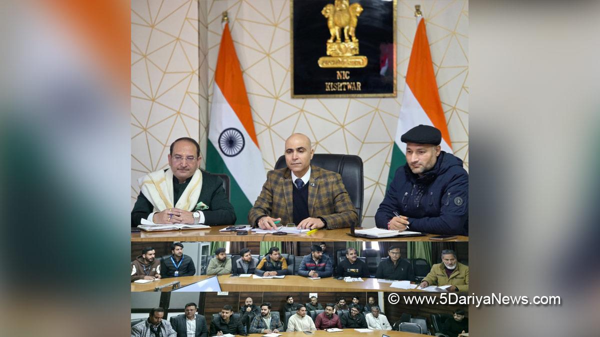 Pankaj Kumar Sharma, Kishtwar, DC Kishtwar, Deputy Commissioner Kishtwar, Kashmir, Jammu And Kashmir, Jammu, District Administration Kishtwar