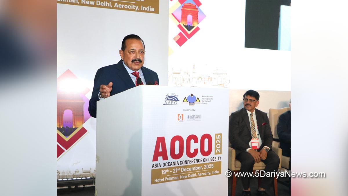 Dr Jitendra Singh, Bharatiya Janata Party, BJP, Union Minister of Earth Sciences
