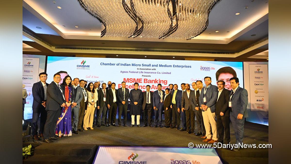 Piyush Goyal, Commerce and Industry Minister, BJP, Bharatiya Janata Party, MSME Banking Excellence Awards