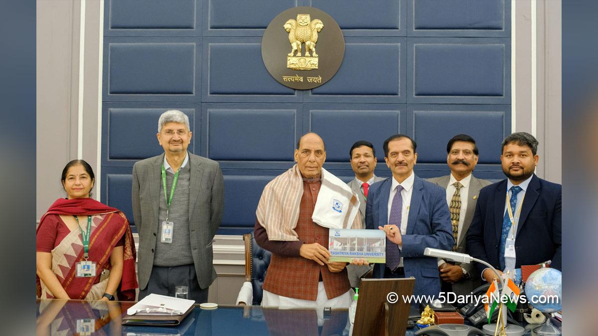 Rajnath Singh, Union Defence Minister, Defence Minister of India, BJP, Bharatiya Janata Party, Defence Research and Development Organisation, DRDO, Rashtriya Raksha University, RRU