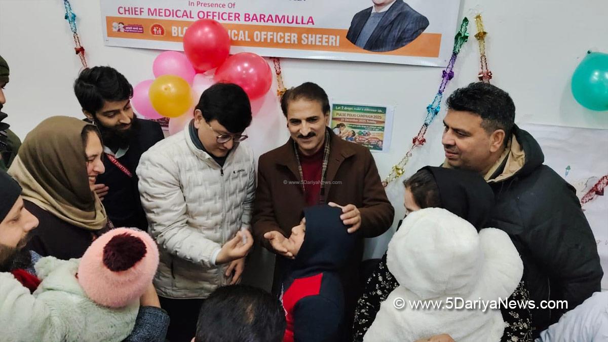 Minga Sherpa, Baramulla, DC Baramulla, Deputy Commissioner Baramulla, Kashmir, Jammu And Kashmir, Jammu, District Administration Baramulla, Intensified Pulse Polio Immunization, IPPI, Urban Primary Health Centre Baramulla, UPHC Baramulla