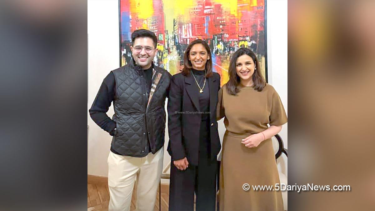 Bollywood, Entertainment, Mumbai, Actress, Cinema, Hindi Films, Movie, Mumbai News, Heroine, Parineeti Chopra, Raghav Chadha, Harmanpreet Kaur