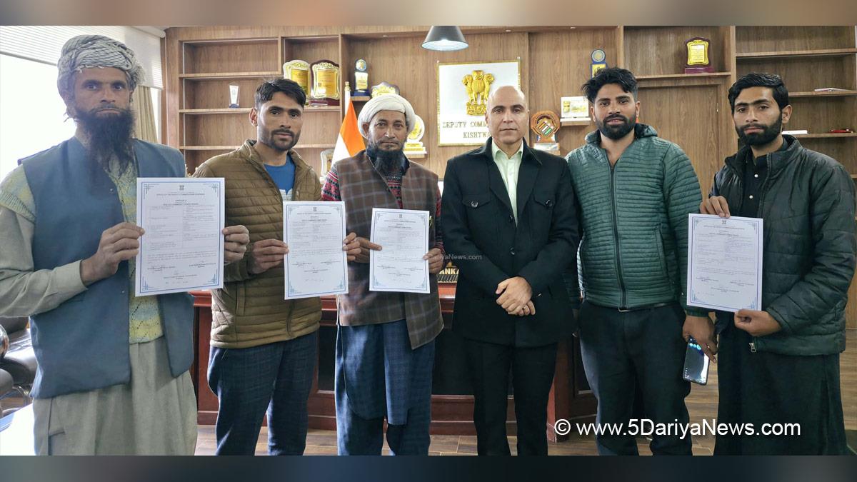 Pankaj Kumar Sharma, Kishtwar, DC Kishtwar, Deputy Commissioner Kishtwar, Kashmir, Jammu And Kashmir, Jammu, District Administration Kishtwar