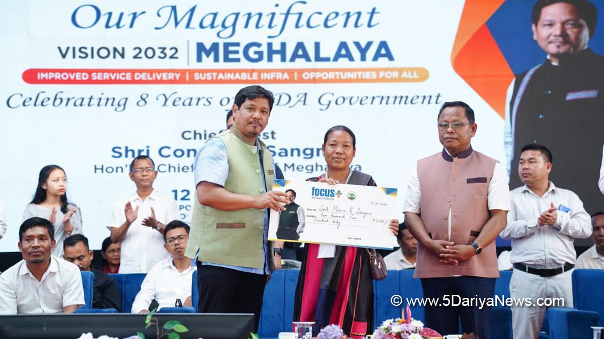 Conrad Kongkal Sangma, Conrad Sangma, Chief Minister of Meghalaya, Meghalaya, National Peoples Party