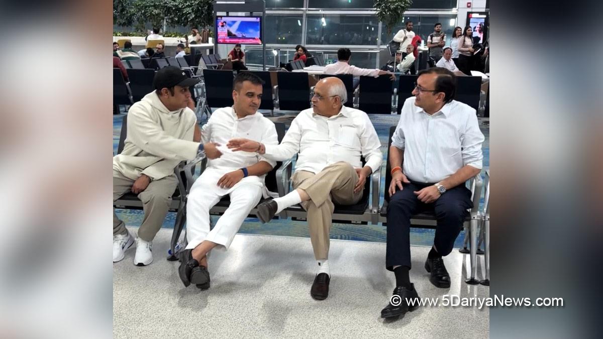 Bhupendra Patel, Bhupendrabhai Rajnikantbhai Patel, Chief Minister of Gujarat, BJP, Bharatiya Janata Party, Gandhinagar, Gujarat, Harsh Sanghavi