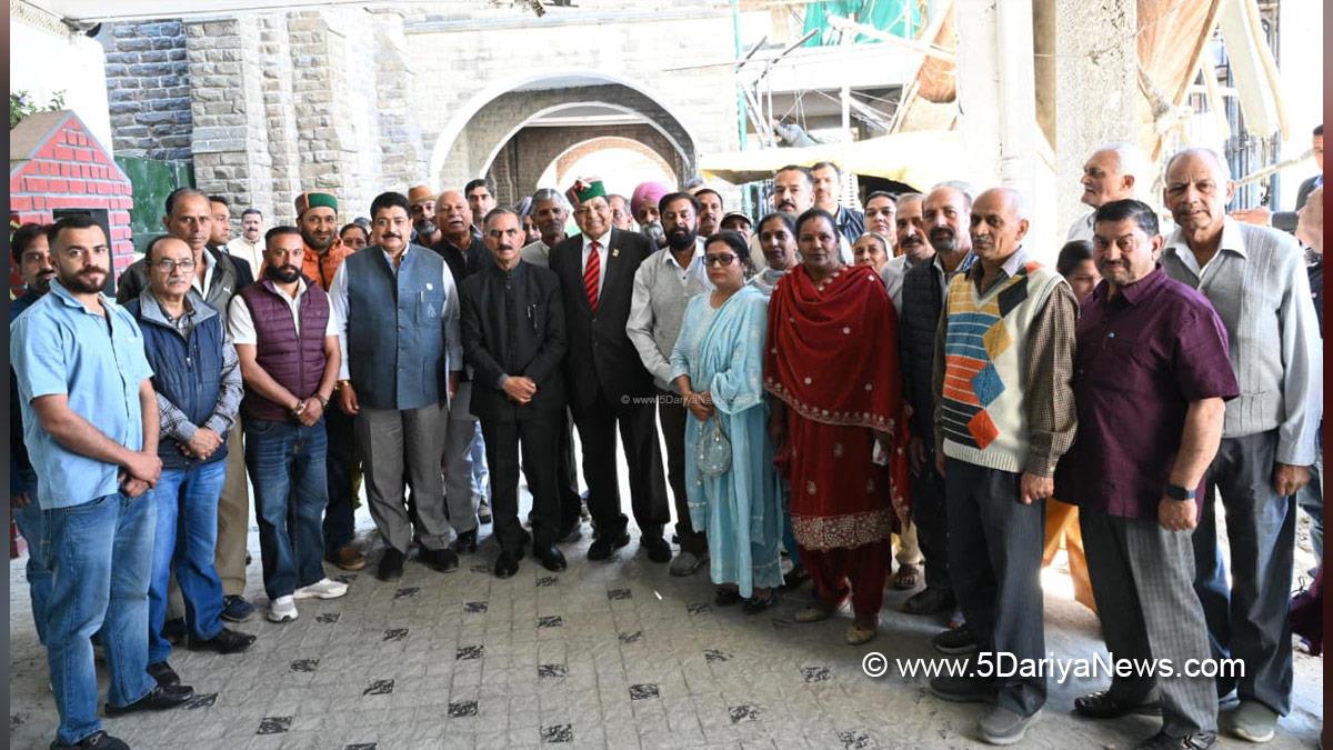 Sukhvinder Singh Sukhu, Thakur Sukhvinder Singh Sukhu, Himachal Pradesh, Himachal, Congress, Indian National Congress, Himachal Congress, Shimla, Chief Minister of Himachal Pradesh, Dr Dhani Ram Shandil